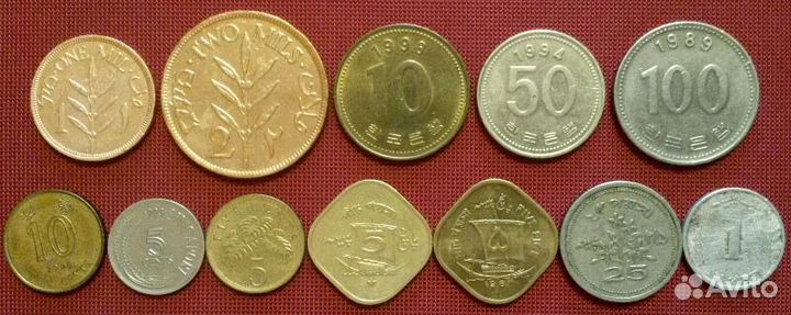 Монеты стран Азии, Африки