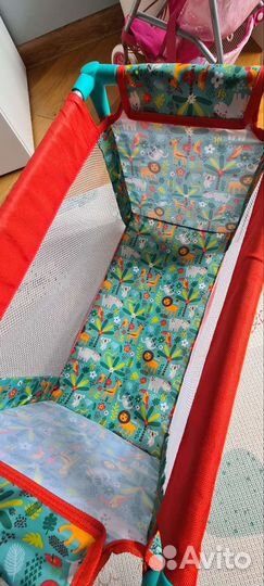 Кроватка манеж складная для кукол demi star