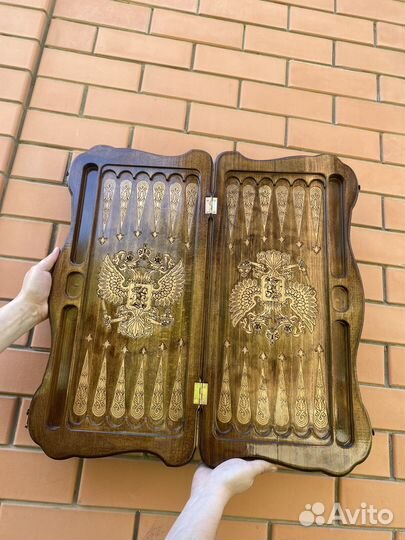 Нарды Герб России дерево бесплатная доставка