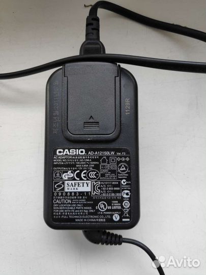 Адаптер питания синтезатора Casio оригинал