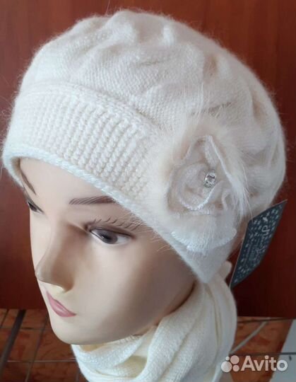 Комплект шапочка+шарф