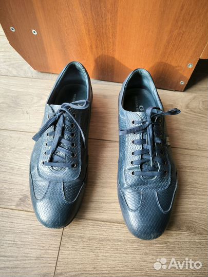 Туфли синие 46 размер Guido Grozzi
