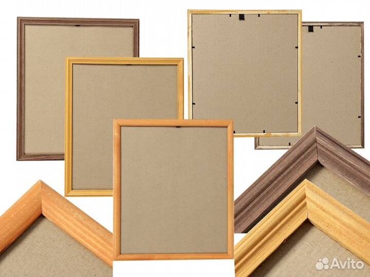 Нестандартные деревянные рамки 30х35 см со стеклом