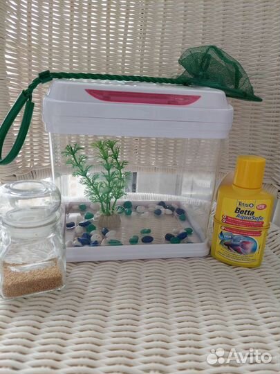 Аквариум для рыбки петушка
