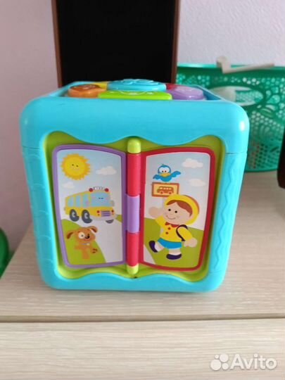 Развивающие игрушки интерактивный куб