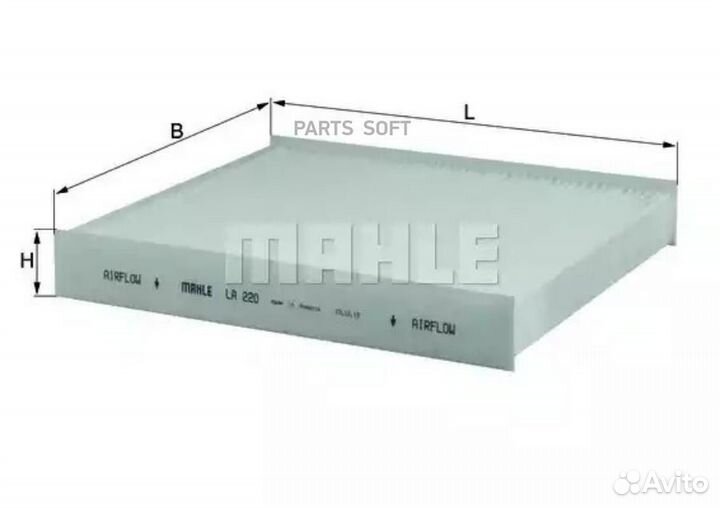 Mahle LA220 Фильтр салона ford focus C-MAX/mondeo