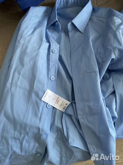 Школьные рубашки для мальчиков 134-146