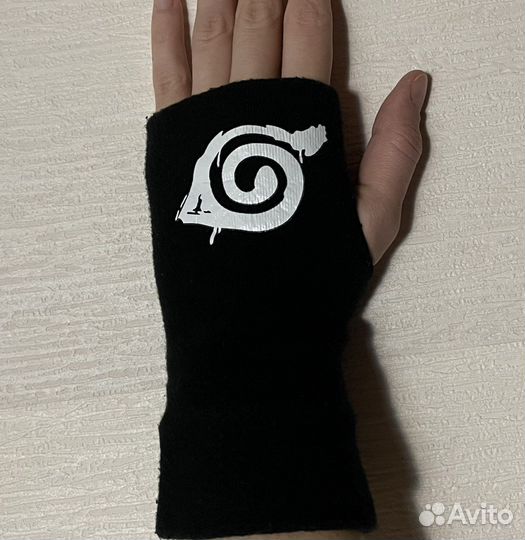 Японские перчатки без пальцев Аниме манга Наруто