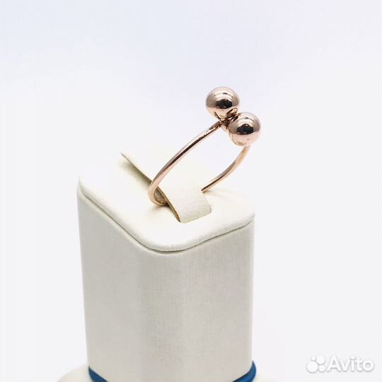 Золотое кольцо Поцелуйчик СССР 583 проба