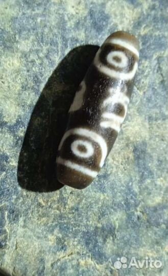 Редкая Бусина Дзи 4-глаза