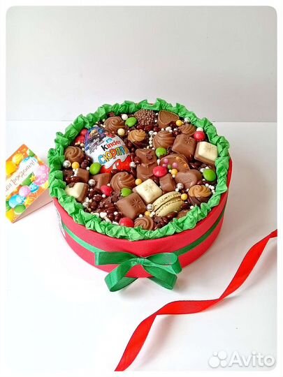 Сладкий букет из конфет