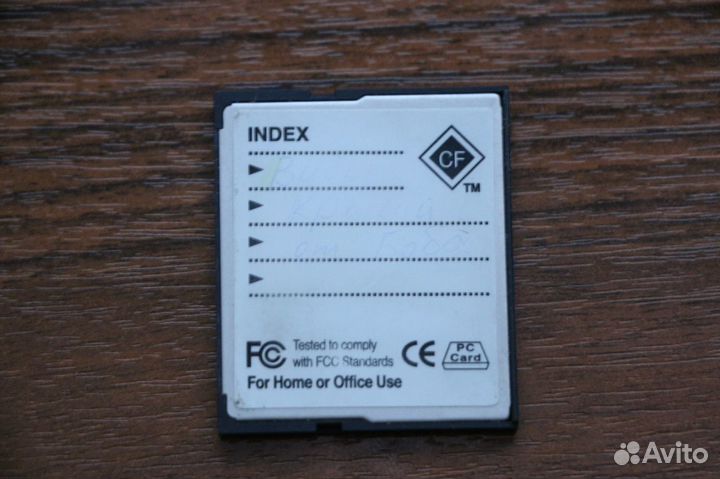 Редкая -Compact Flash card CF-128Mb