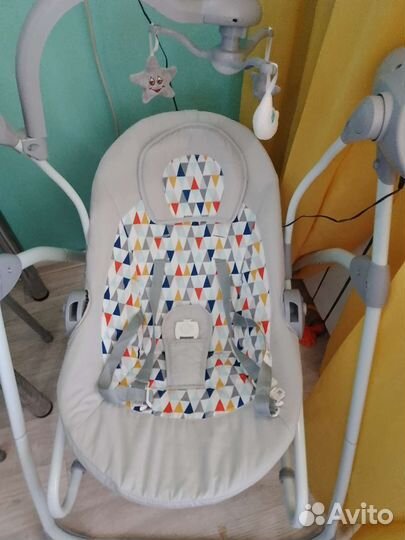 Детские электронные качели, шезлонг