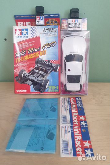 Лот 22082 R/C Mini 4WD и краска Tamiya