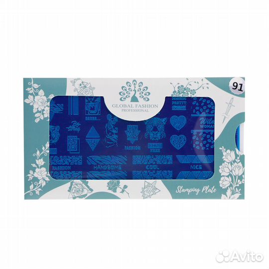 Диск для стемпинга Global Fashion #-91