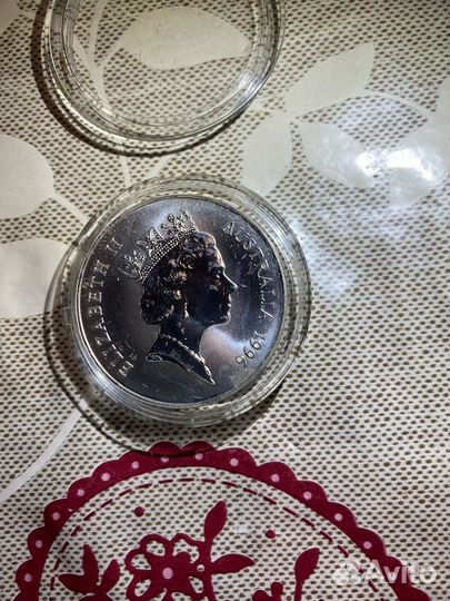 Кенгуру. Серебро 1д 1996 года