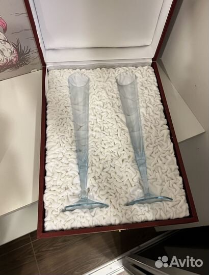 Набор 2 фужера под шампанское Moser's в упаковке