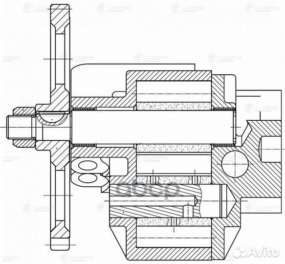 Насос масляный KAMAZ euro-3 (с шестерней 47 зуб.)