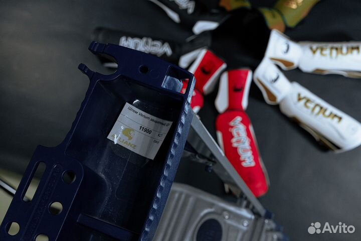 Защита голени и стопы Venum green