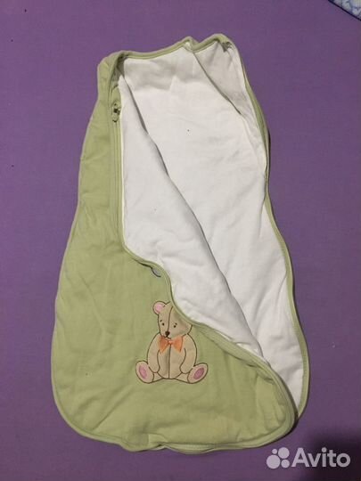 Спальник кокон детский 0-6 мес