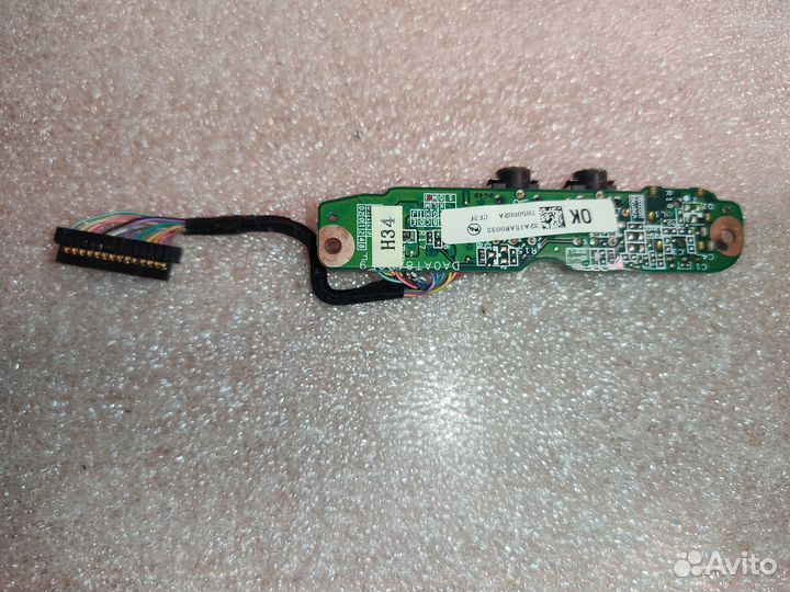 Плата с аудио разъемами для HP Pavillion dv6000