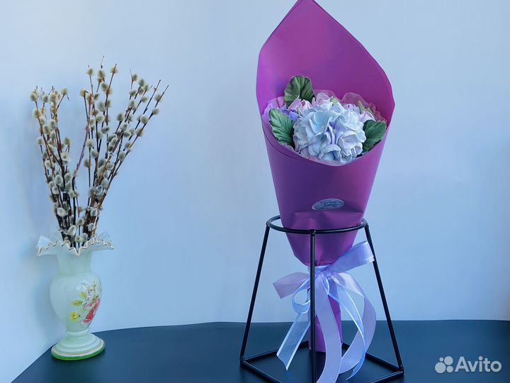 Букет из зефира, цветы, букеты