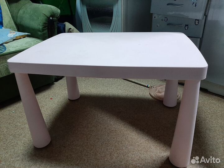 Детский стол,стул и табурет IKEA