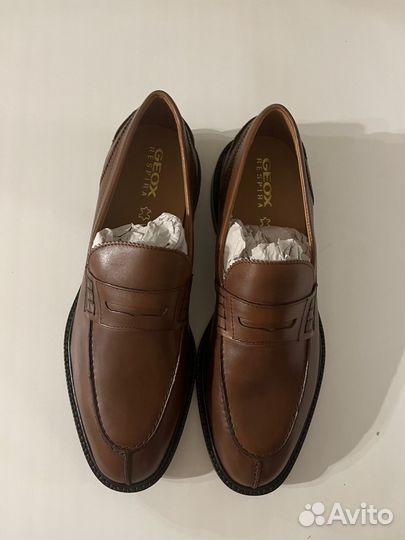 Лоферы Geox мужские кожаные 44