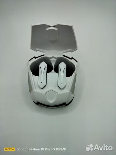 Беспроводные наушники ks25 белые