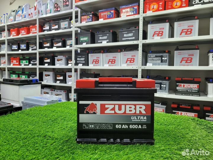 Аккумулятор zubr ultra 60 Ah о.п