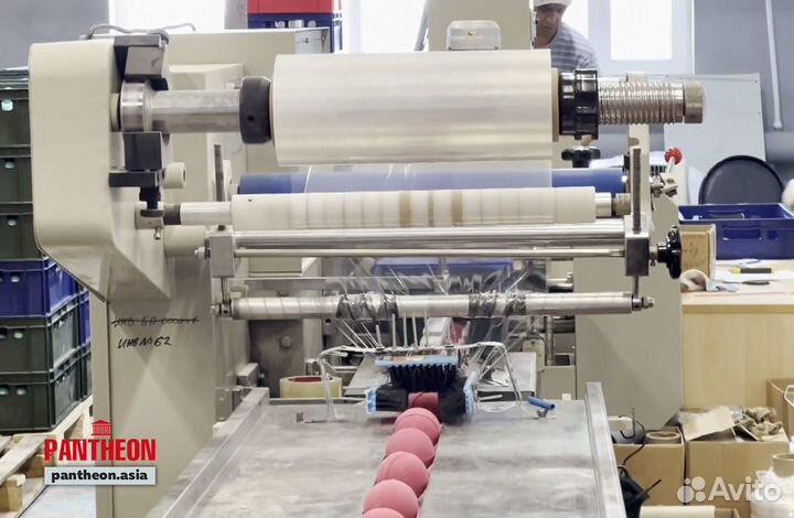 Линия для упаковки термоусадочную пленку и запайке