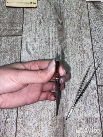 Пинцет для наращивания ресниц