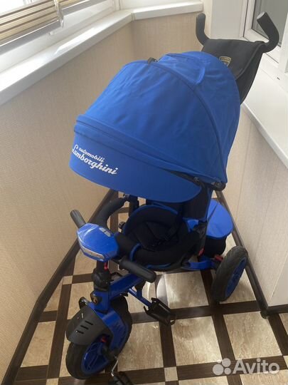 Велосипед коляска с ручкой