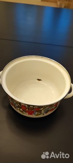 Кастрюли эмалированные бу