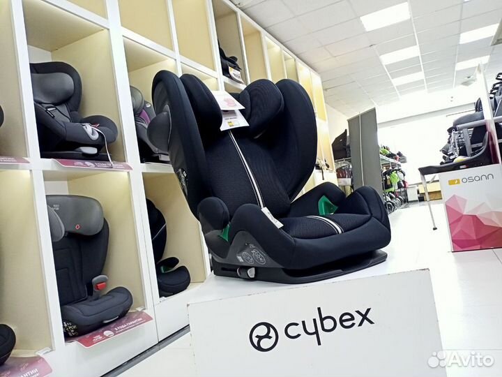 Автокресло 3-12лет Cybex Solution G i-Fix Black