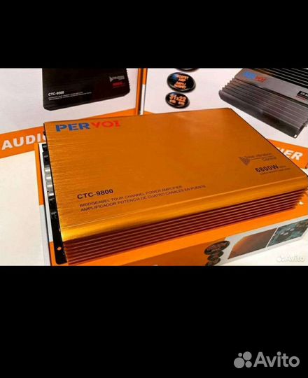 Автомобильный усилитель 4 канала