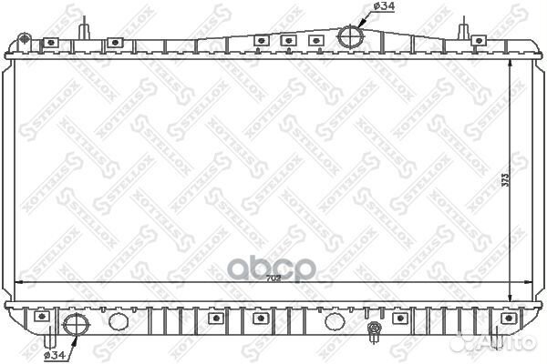 10-25688-SX радиатор системы охлаждения Chevro