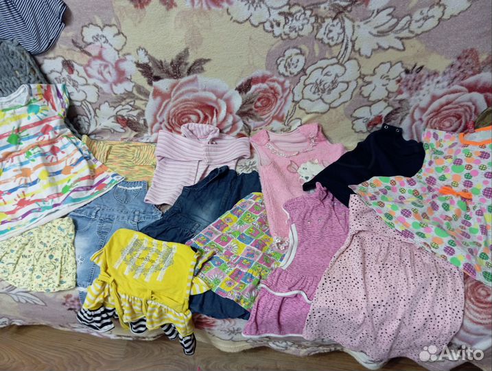 Детские вещи на девочку пакетом 86 92