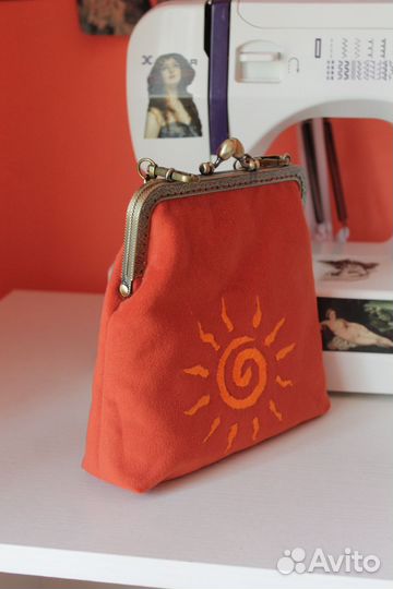 Сумка на фермуаре 