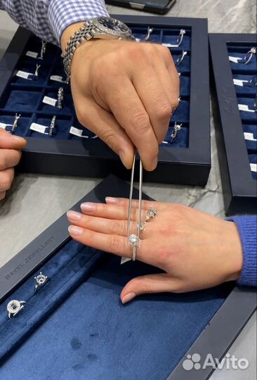 Каст, оправа для сережек из золота