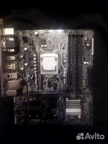 Asus Prime B250M-A + Проц Intel i5 7400