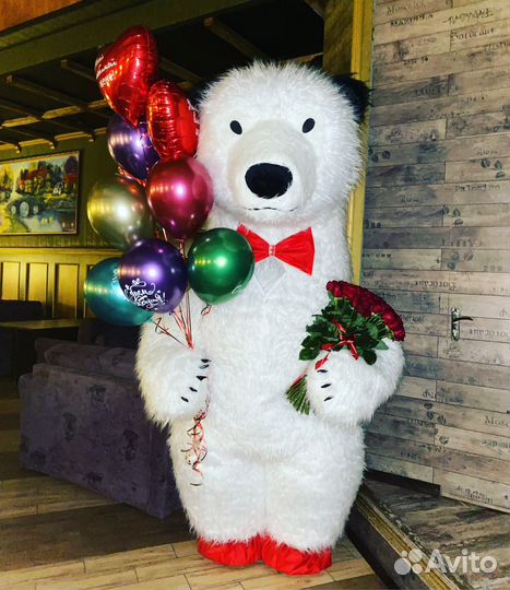 Мишка белый, панда, Коричневый Мишка с Машей