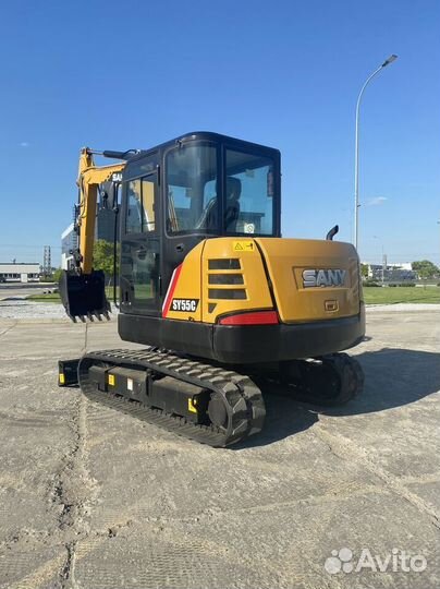 Мини-экскаватор Sany SY55C, 2024