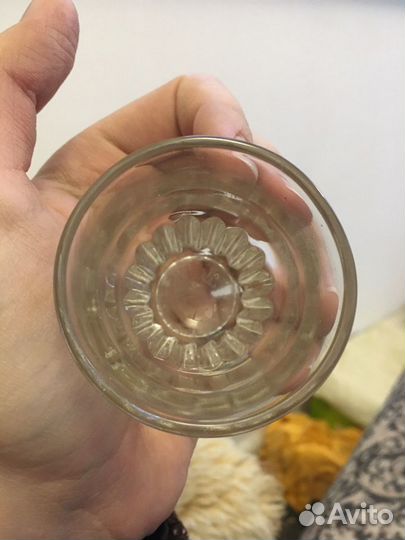 Граненые новые маленькие стаканы СССР