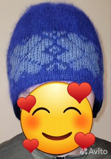 Шапка вязаная ручная работа