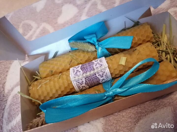 Свечи восковые ручной работы