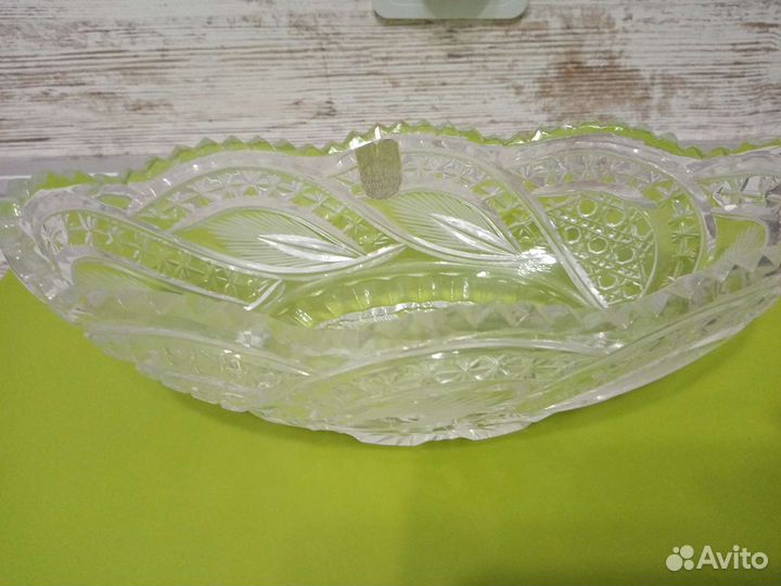 Лодочки хрусталь