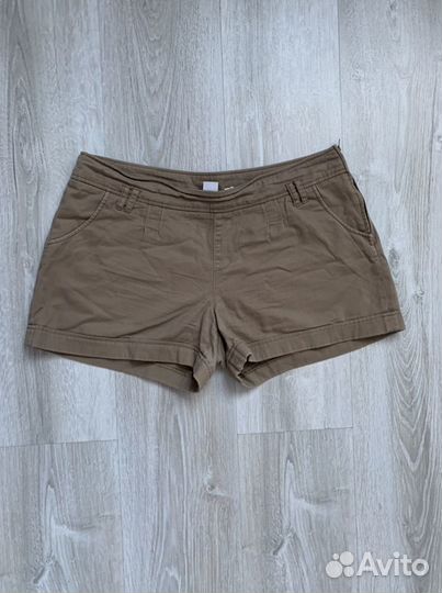 Шорты бежевые плотные 46-48