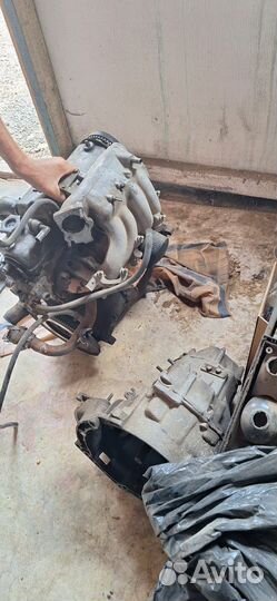 Двигатель и коробка