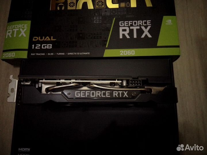 Видеокарта Palit Dual RTX 2060 12gb